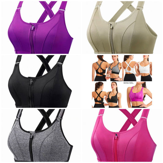 MSK Zero Bounce Anti-Move Sports Gym Workout Bra