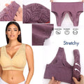 MSK "Zip-Front" Ease Bra: Breathable Wireless Support for Daily Wear