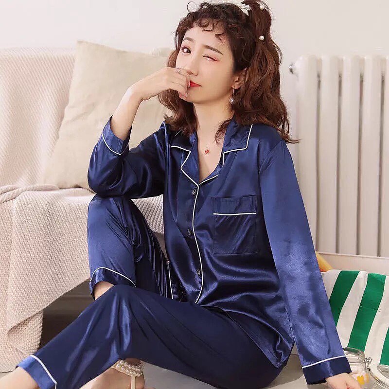 Two Hearts Soft Silk Night Dress