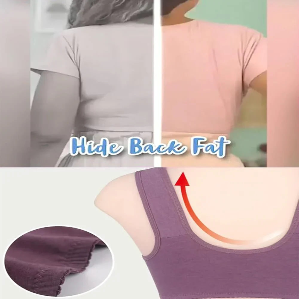 MSK "Zip-Front" Ease Bra: Breathable Wireless Support for Daily Wear