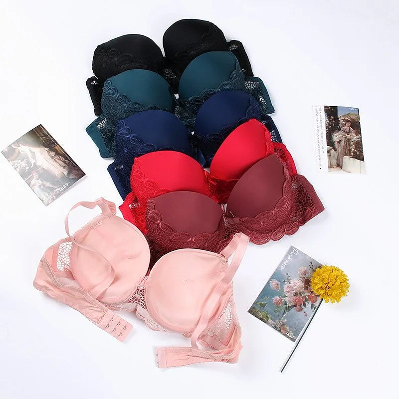 Basic Lace Wired Pushup Bra