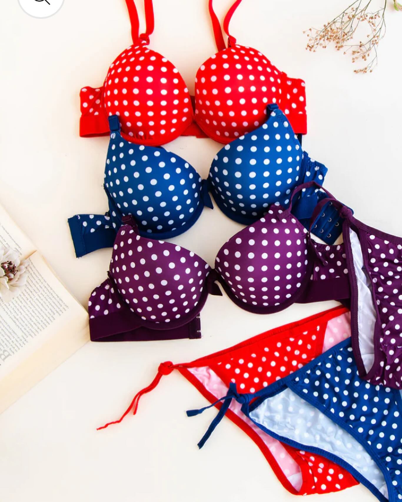 Basic Bikini T-Shirt Bra Panty Set