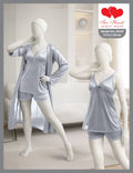 3 pcs silk lingerie