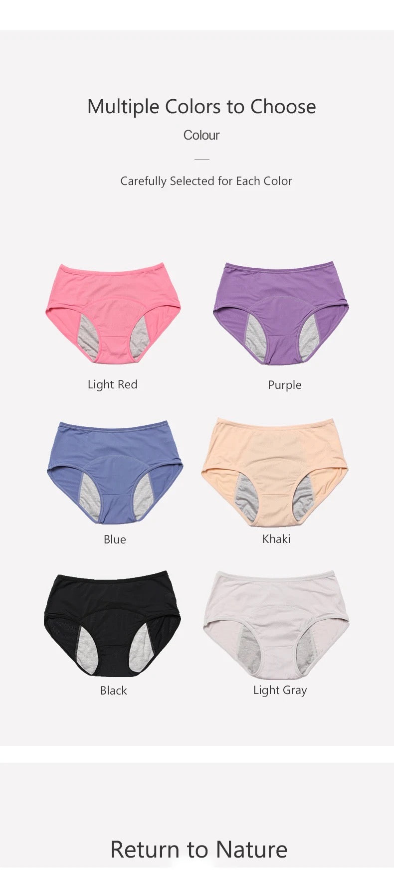 Cotton Period Underwear