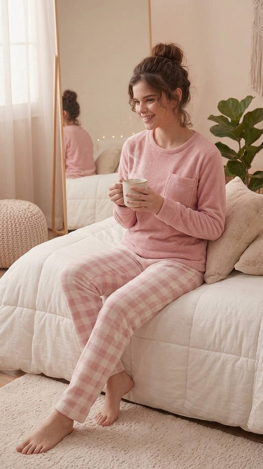 MSK Warm Night Suit for Women PJ