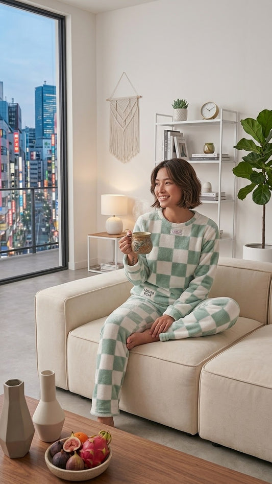 MSK Winter Fleece Night Dress for Women