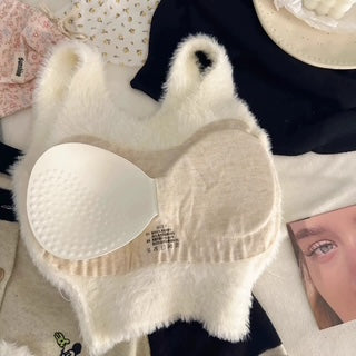 MSK Furry Bear Wirefree Comfort Bra