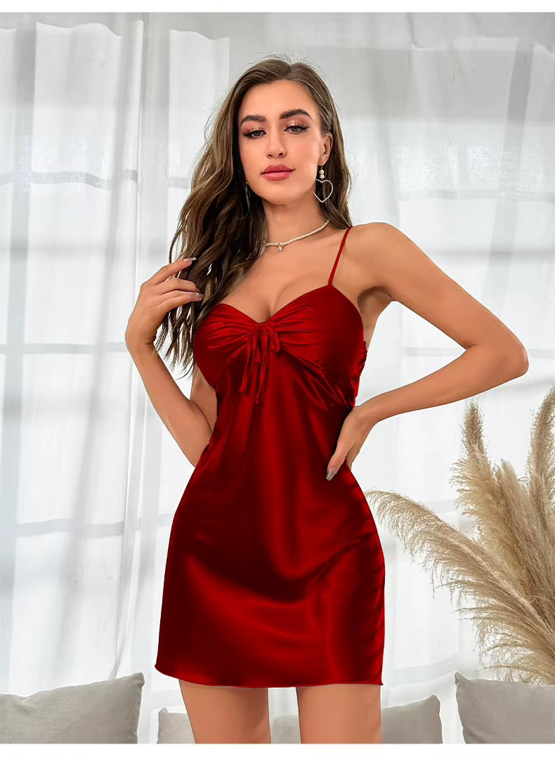 MSK Satin Silk Nighty Loungewear: Smooth Satin Slip Dress