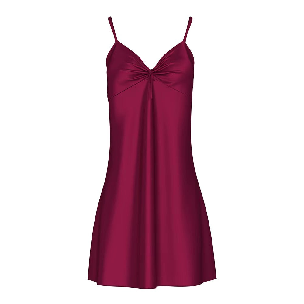 MSK Satin Silk Nighty Loungewear: Smooth Satin Slip Dress