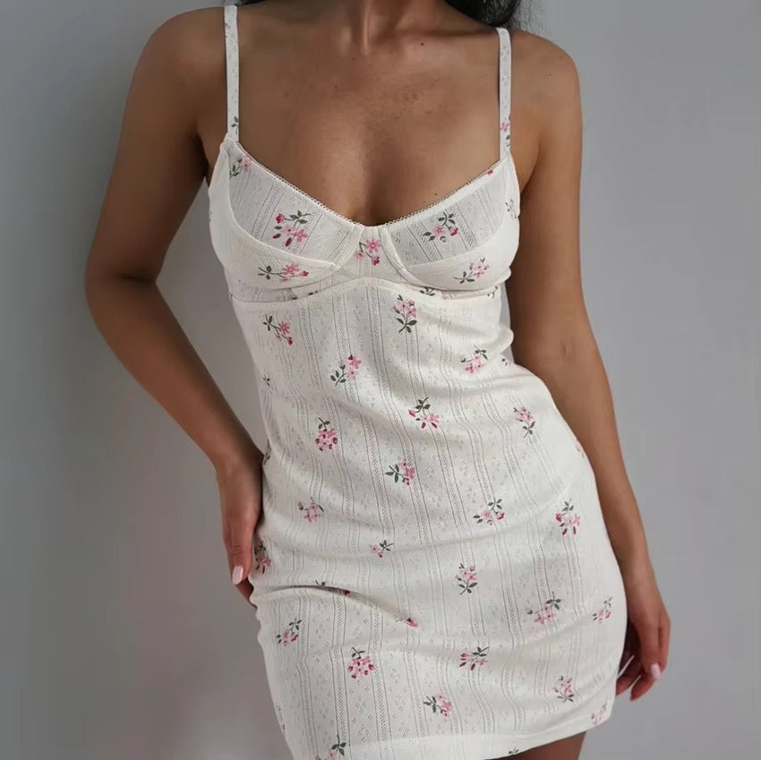 MSK Floral Pointelle Lingerie Nighty Dress