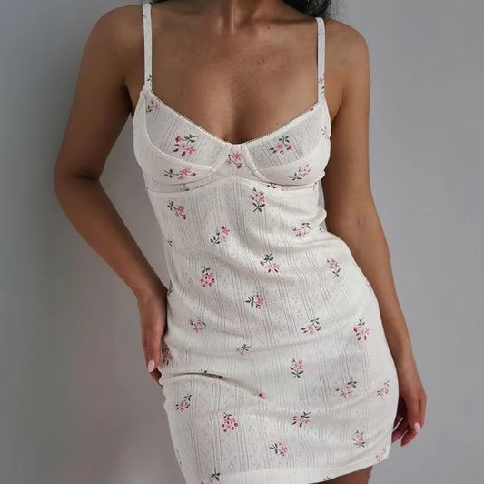 MSK Floral Pointelle Lingerie Nighty Dress