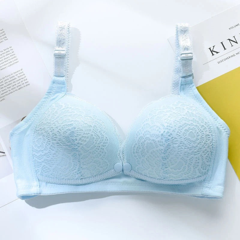 Front Open Feeding Bra Soft Padded Wireless