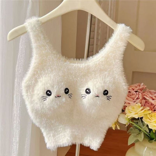 MSK Furry Bear Wirefree Comfort Bra