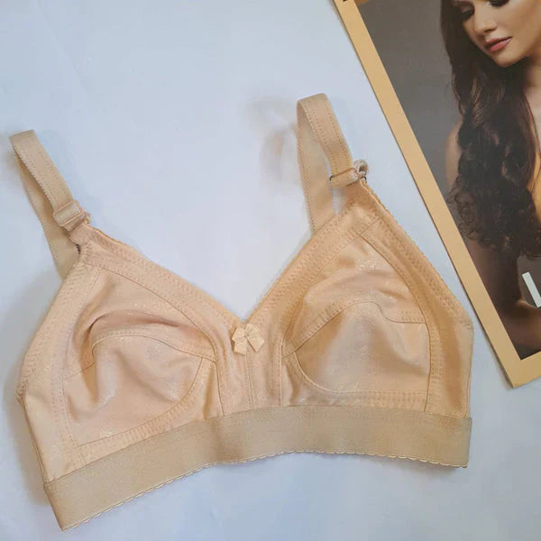 MSK "Galaxy-Cotton" Full Coverage Bra: Wide Belt & Wide Strap Support