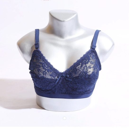 Net Floral Non Padded Non Wired Daily Wear Bra