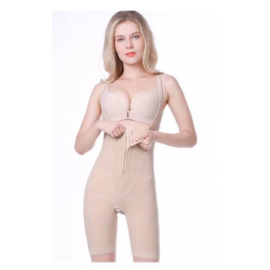Slim Down Instantly Mid Thigh Shape Wear with Adjustable Hooks