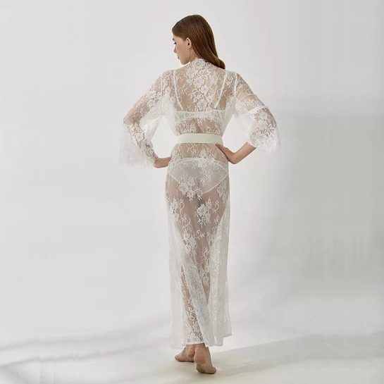 Front Open Mesh Nighty - Image 8