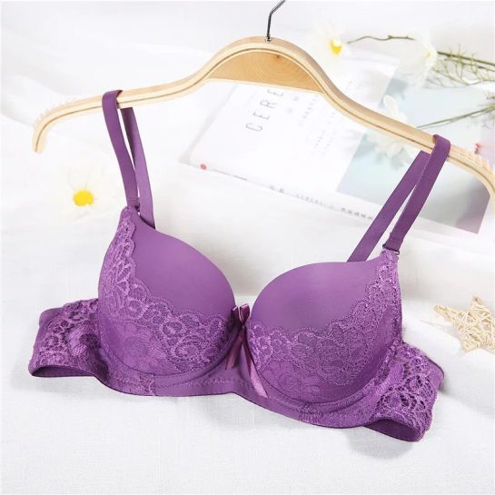 Lace Detailing Pushup Bra - Image 5