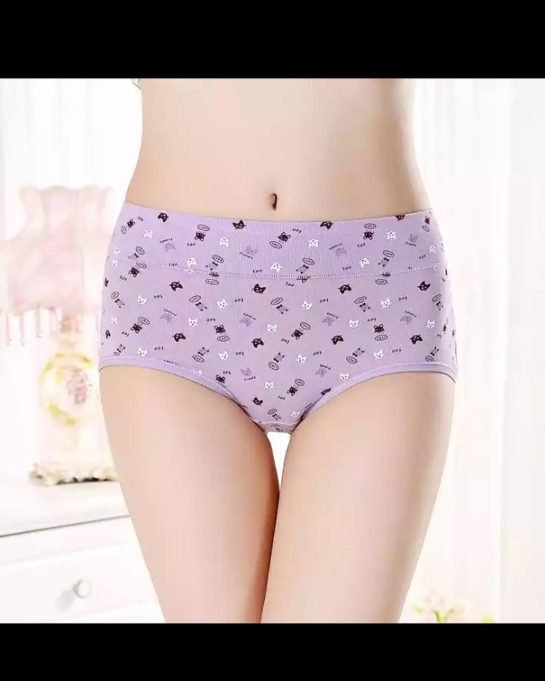 Mid Waist Cotton Underwear | Panty Briefs for women