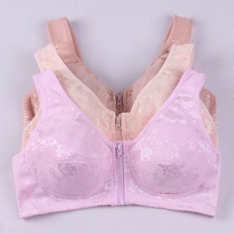 Front Open Zipper Bra / Maternity Bra