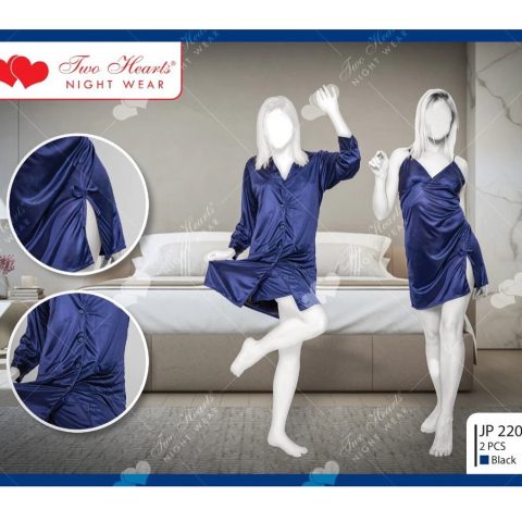 Two Hearts Nighty with Inner & Gown