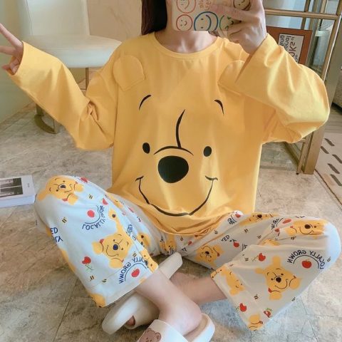 Pooh Cotton Night Suit