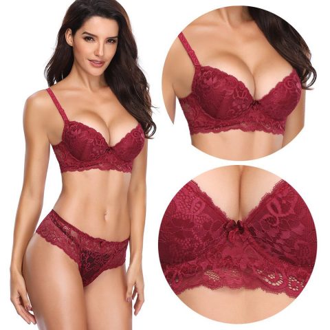 Net Wired Pushup Bra