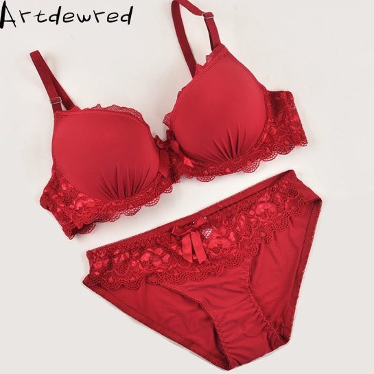 T- Shirt Pushup Bra and Panty Set