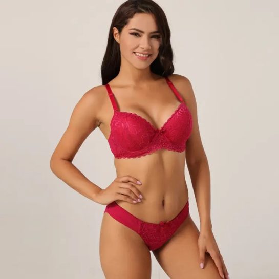 Image of Binny's Pushup Bra and Panty Set - Elevate Your Lingerie Collection with Style and Comfort