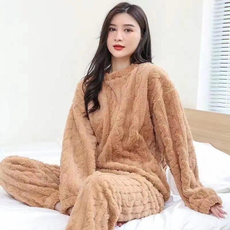 Over Sized Baggy Furry Loungewear Fleece Night Dress