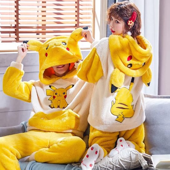 Pokémon Couple Hooded Night Dress PJ
