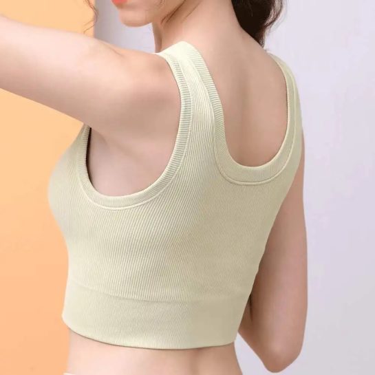 Sports Bra High Impact Front Zip Closure