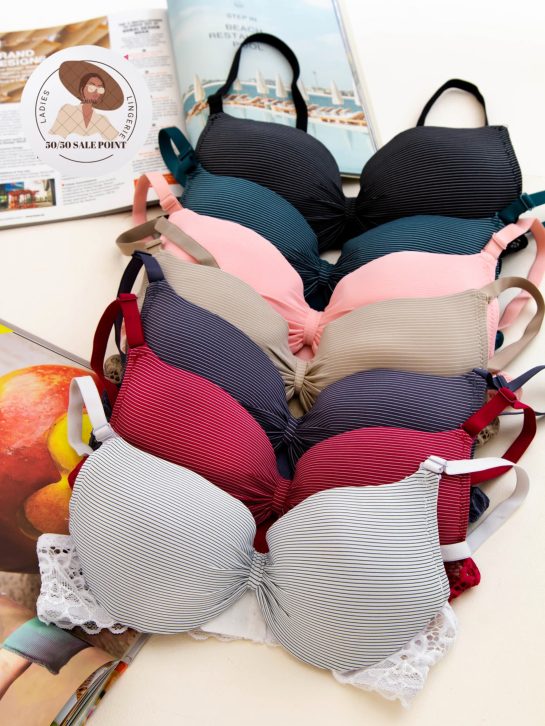 Bow Bra Wired Padded Knot Bra