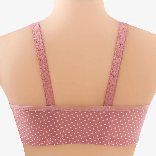 Cotton Front Open Bra with Hooks