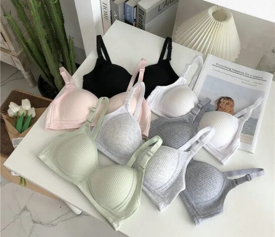 Summer Soft Pad Cotton T-Shirt Bra