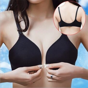 Front Open Seamless T-shirt Bra