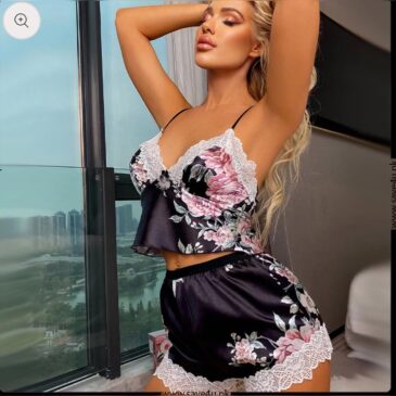 Pastel Shorts Nighty Lingerie