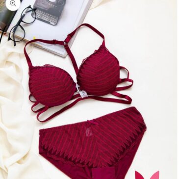 Front Open Sexy Sides Bra Panty Set