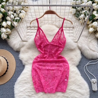 MSK Intimate Lingerie Sheer Lace Nighty