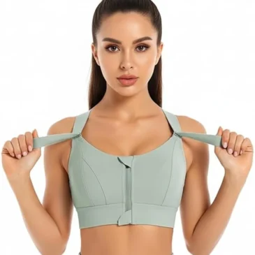 MSK High Impact Sports Bra with Adjustable Waist and Shoulder Band