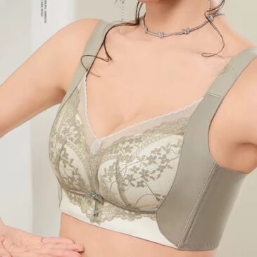 MSK Elite Mesh Wide-Belt Bra Full Back Coverage